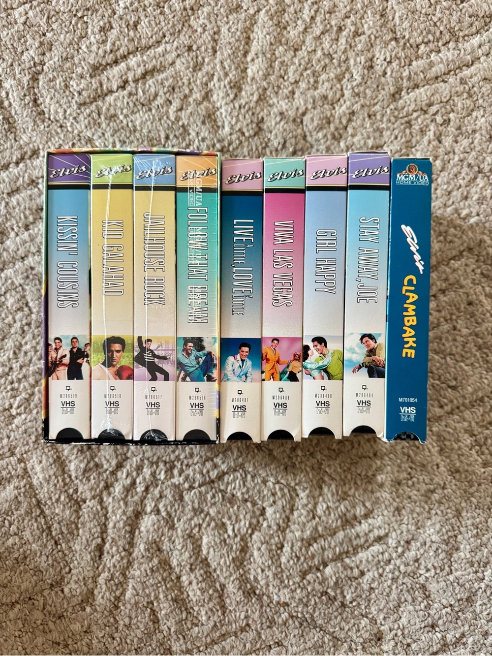 Elvis VHS Movie Lot